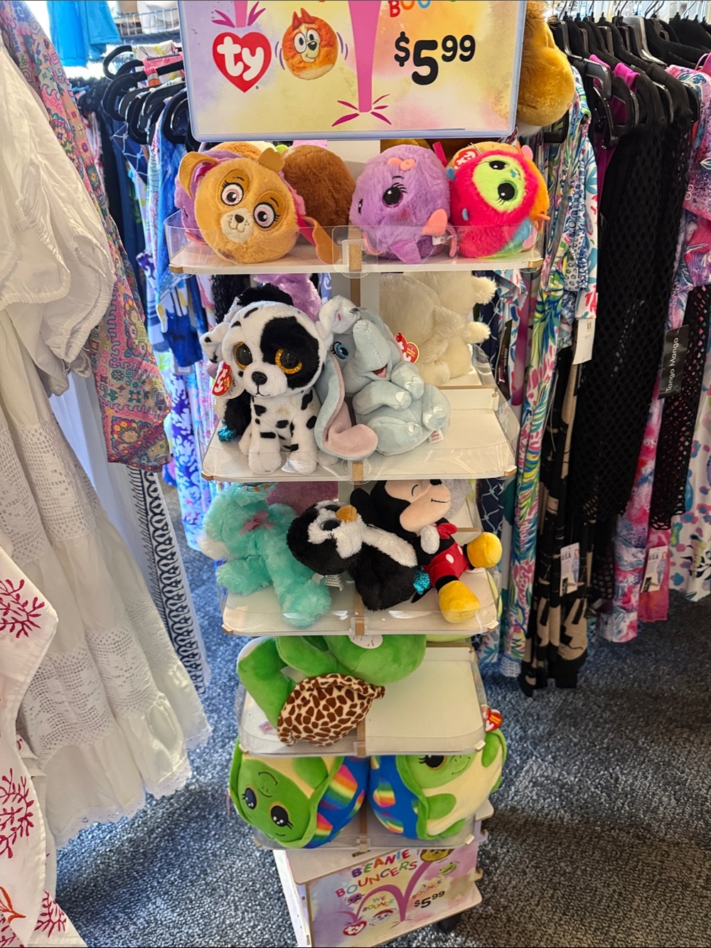 LOT TY Beanie Boo Plush Assortment - Colorful Plush Collectibles